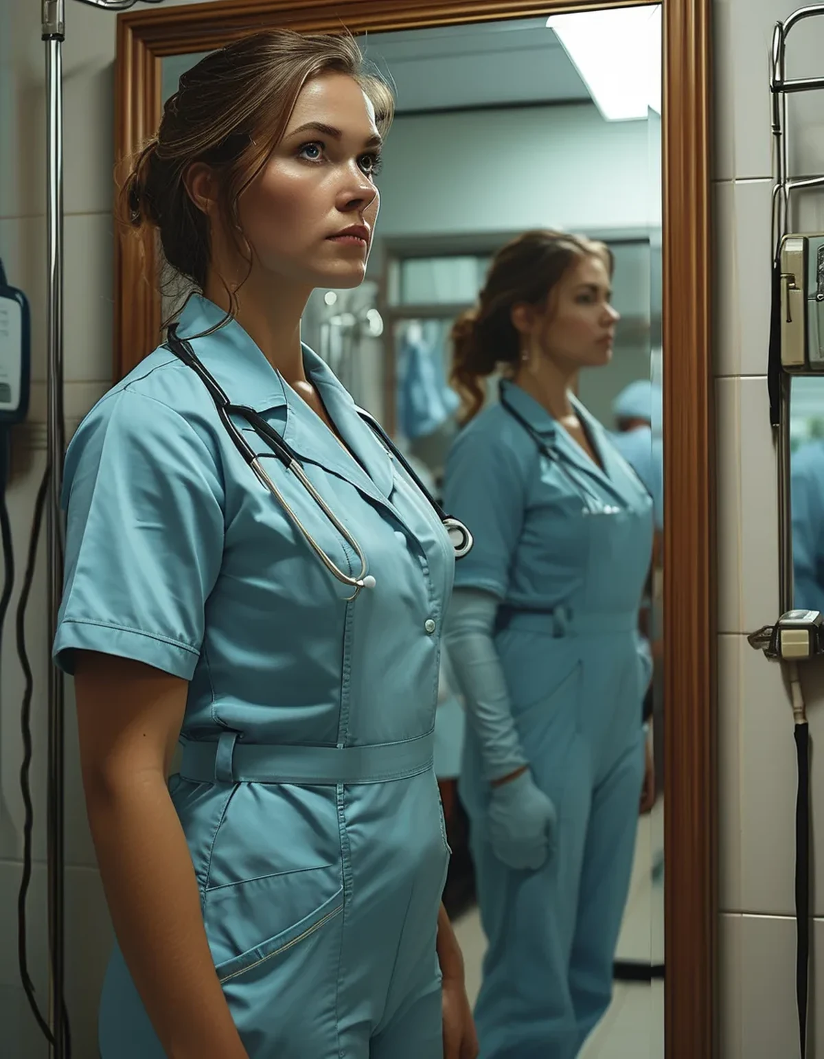 Tall Nurses: Why the Locker Room Mirror Never Shows Your Full Scrub Fit Before a Shift