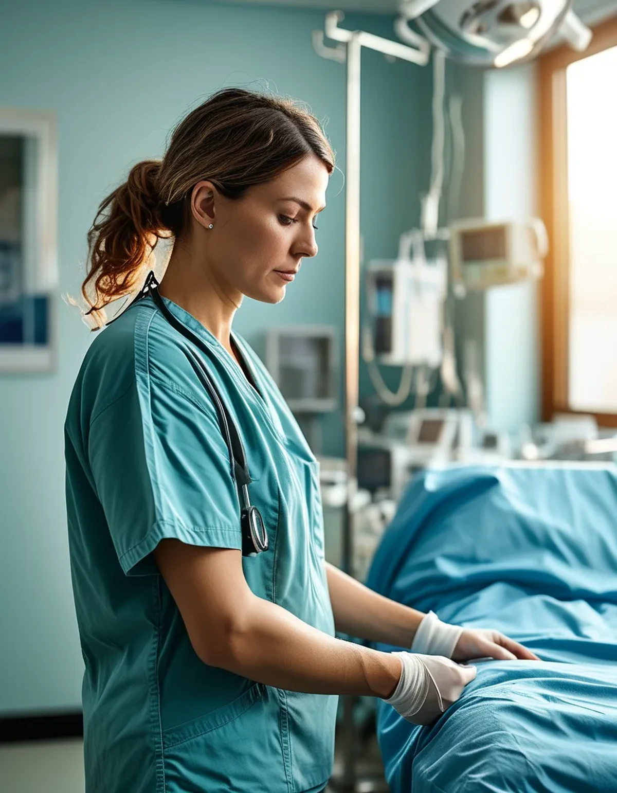 Why Bending Over a Low Bed Costs Tall Nurses More Than Lifting Does