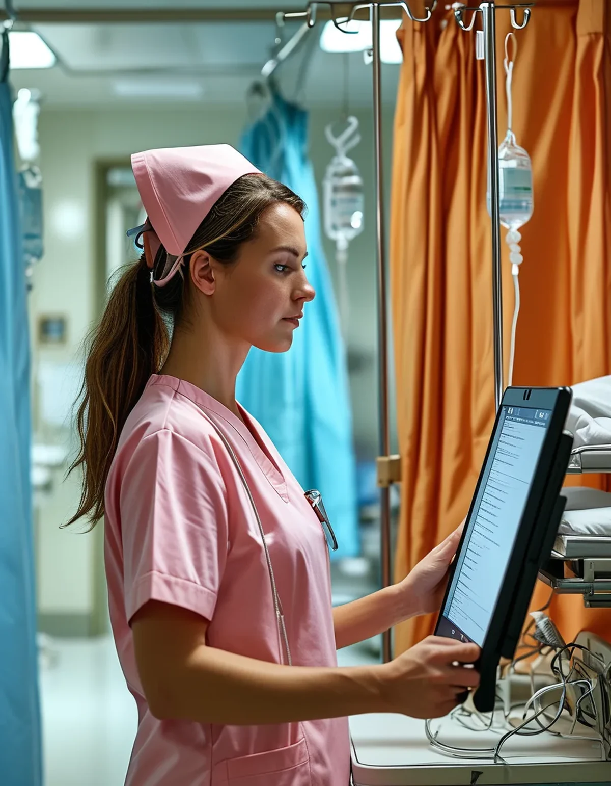 Why the Computer on Wheels Is the Worst Part of a Tall Nurse's Shift